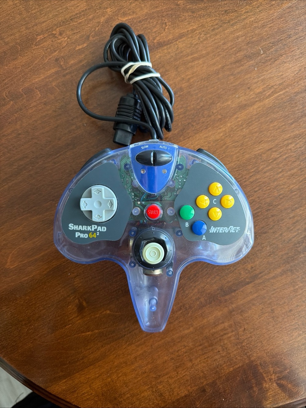 Nintendo 64 InterAct Shark Pad Pro 2 Controller N64 Clear